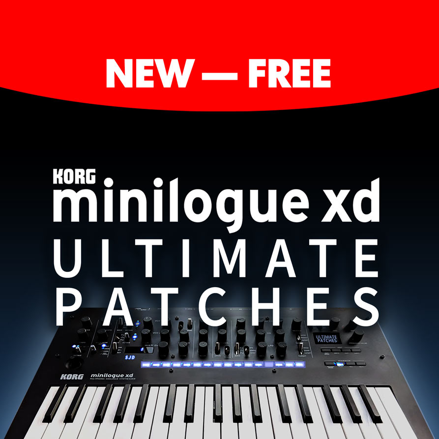 New Korg Minilogue Presets - free synth patch pack.